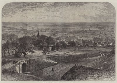 Leadenham, sulla Ferrovia Lincoln e Honington da Samuel Read