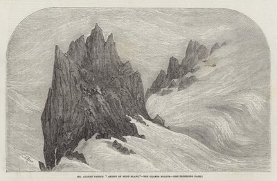 La salita al Monte Bianco del signor Albert Smith, i Grands Mulets da Samuel Read