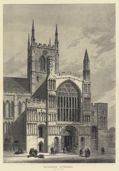 Cattedrale di Rochester da Samuel Read