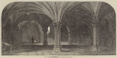 La cripta della Guildhall della Città di Londra da Samuel Read