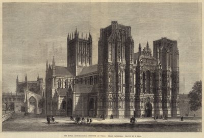 Istituto Archeologico Reale a Wells, Cattedrale di Wells (incisione) da Samuel Read