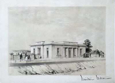 Stazione di Swinton, c.1840 da Samuel Russell