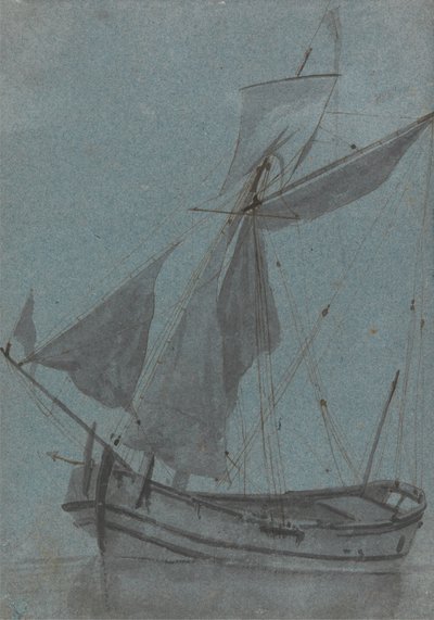 Una chiatta costiera da Samuel Scott