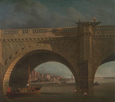 Architetture del Ponte di Westminster da Samuel Scott
