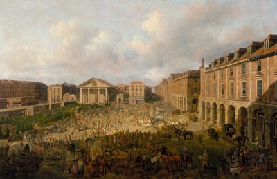 Piazza e mercato di Covent Garden da Samuel Scott