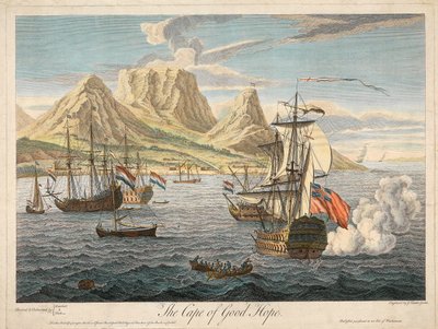 Il Capo di Buona Speranza, pub. c1731 da Samuel Scott