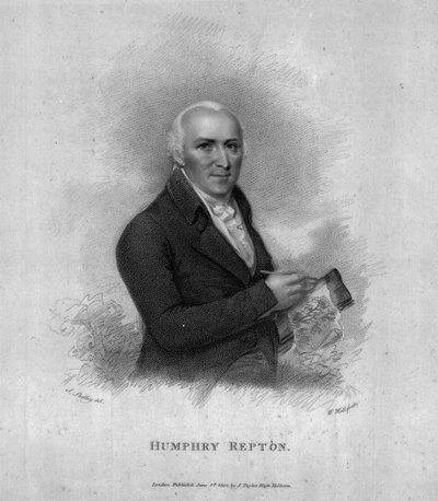 Humphry Repton, inciso da William Holl Sr da Samuel Shelley