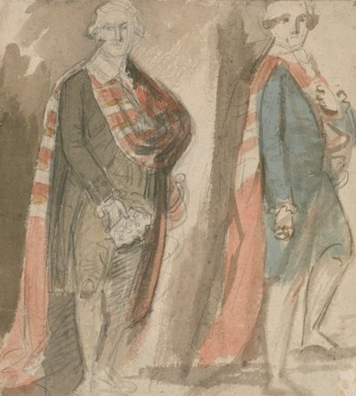 Pari nei loro abiti da Samuel Shelley