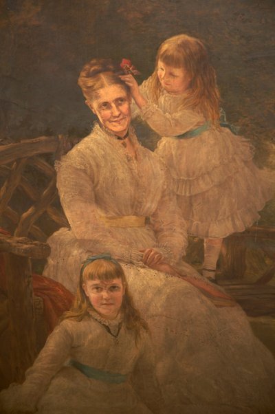 Gruppo familiare, c.1875-95 da Samuel Sidley