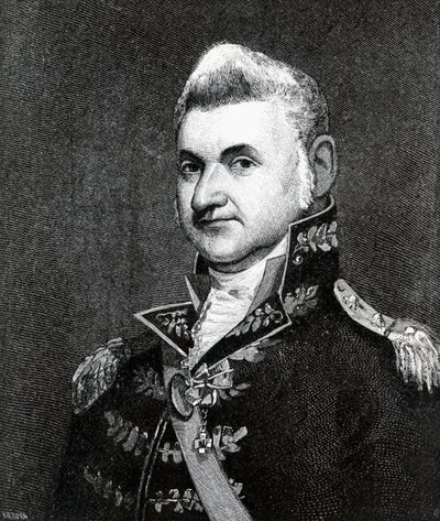Ritratto di Henry Dearborn (1751-1829) (incisione) da Samuel Smith Kilburn