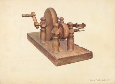 Sbucciatore di mele da Samuel W. Ford