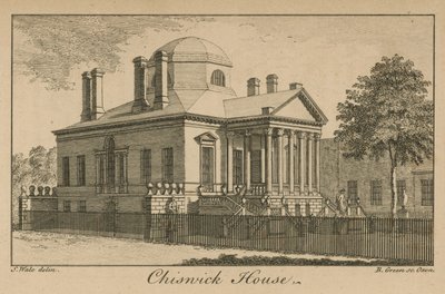 Veduta Generale di Chiswick House da Samuel Wale