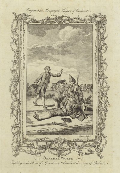 La morte del generale James Wolfe da Samuel Wale