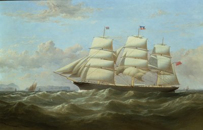 Il mercantile britannico Clifford al ritorno dal suo viaggio inaugurale in India da Samuel Walters