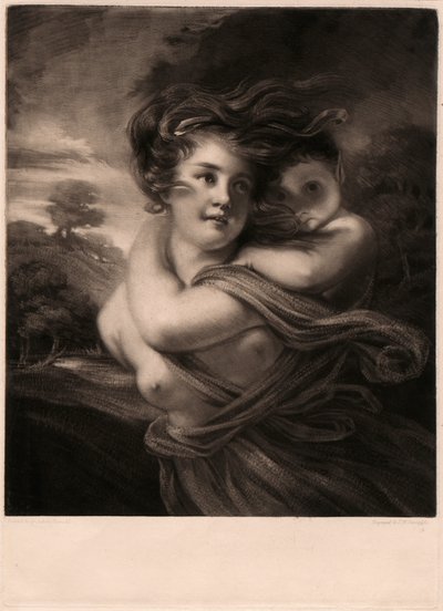 Miss Emma Hart (poi Lady Hamilton) come una Baccante da Samuel William Reynolds