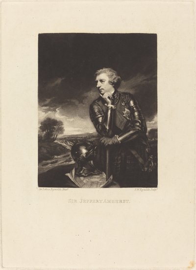 Sir Jeffery Amherst da Samuel William Reynolds I after Sir Joshua Reynolds