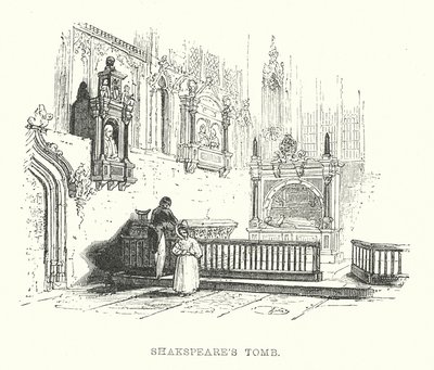 Tomba di Shakespeare da Samuel Williams