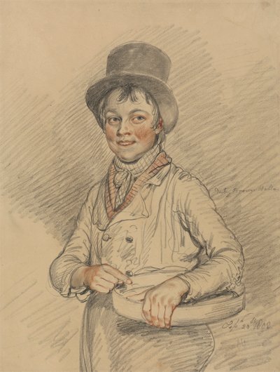 Un Ragazzo con un Cesto da Samuel de Wilde
