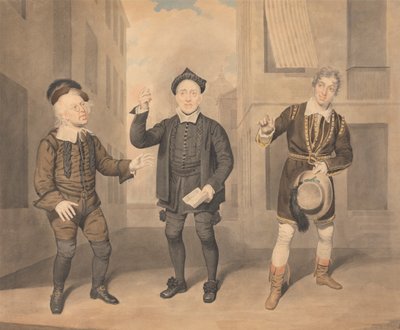 Una Scena da una Commedia - Tre Attori da Samuel de Wilde