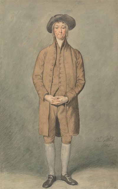Il signor Mathews come Matthew Daw in The School for Friends da Samuel de Wilde