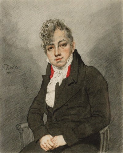 Ritratto di Theodore Edward Hook 1788-1841 da Samuel de Wilde