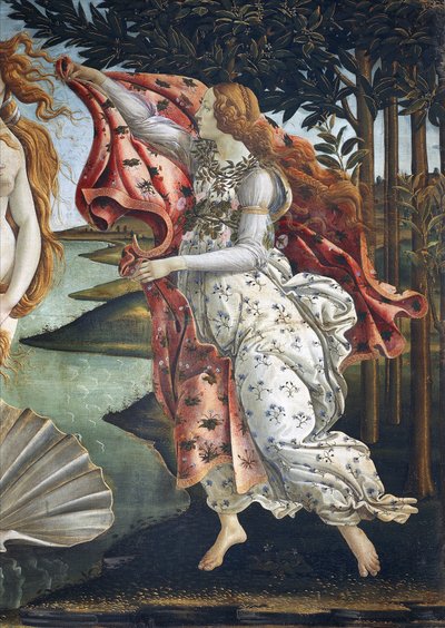 La nascita di Venere (dettaglio) da Sandro Botticelli