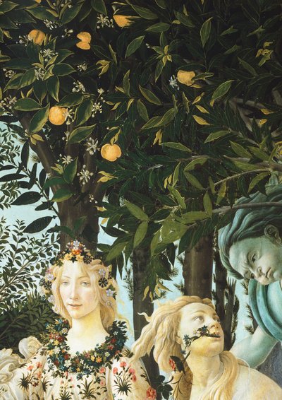 Flora, Zefiro e Clori, dettaglio da L
