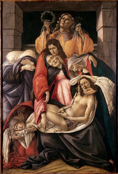 Compianto sul Cristo morto da Sandro Botticelli