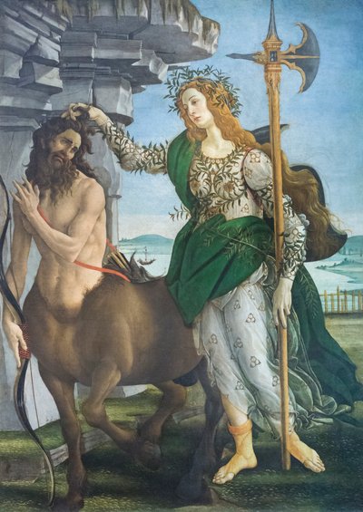 Pallade e il centauro da Sandro Botticelli