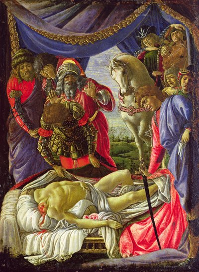 La scoperta del corpo di Oloferne da Sandro Botticelli