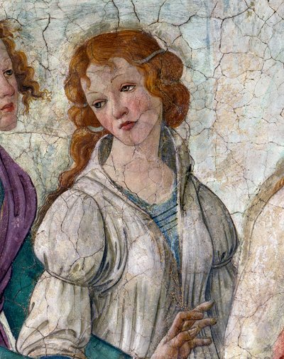 Venere e le Grazie offrono doni a una giovane ragazza (dettaglio) da Sandro Botticelli