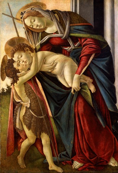 La Madonna e il Bambino con il piccolo San Giovanni c.1490 da Lancelot Volders