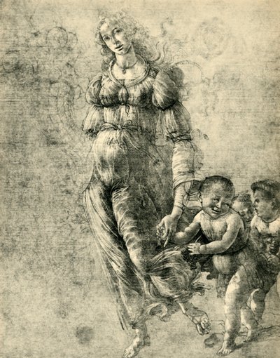 Abbondanza o Autunno, 1480-1485, 1943 da Sandro Botticelli