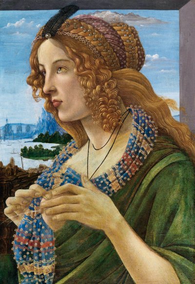 Ritratto allegorico di una donna Simonetta Vespucci da Sandro Botticelli