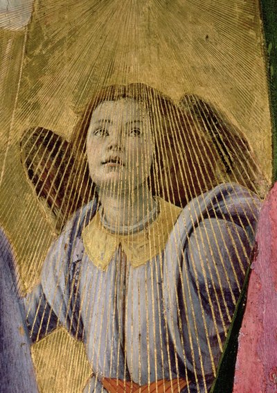 Angelo, dalla Coronazione della Vergine, c.1488-90 (dettaglio) da Sandro Botticelli