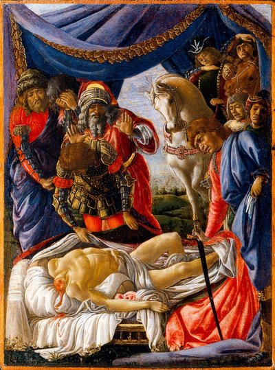 Scoperta del cadavere di Oloferne da Sandro Botticelli