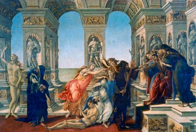 Calunnia di Apelle, 1497-1498 da Sandro Botticelli