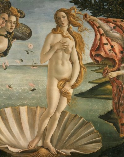 La nascita di Venere da Sandro Botticelli
