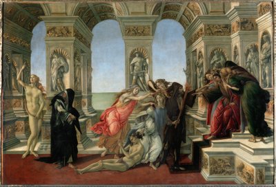La calunnia di Apelle da Sandro Botticelli