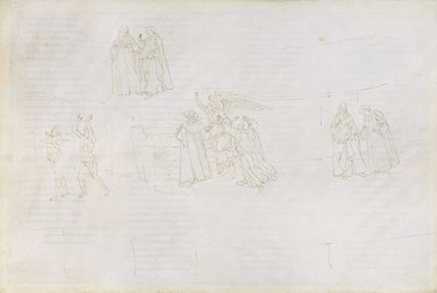 Disegni per la “Divina Commedia” di Dante (Purgatorio, canto XVII) da Sandro Botticelli