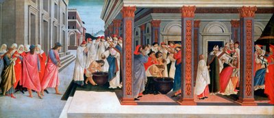Quattro scene della prima vita di San Zenobio da Sandro Botticelli