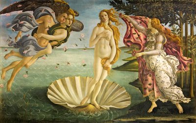 Italian: Nascita di Venere The Birth of Venus da Sandro Botticelli