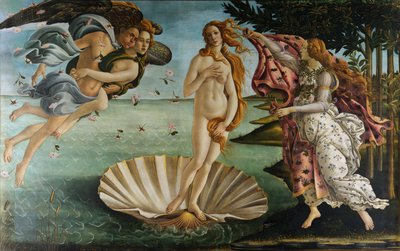 Italian: Nascita di Venere The Birth of Venus da Sandro Botticelli