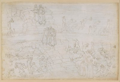 La Divina Commedia, Inferno XXIX. Virgilio e Dante nell