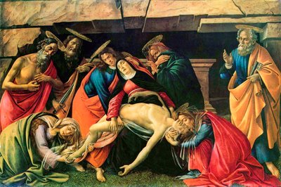 Compianto sul Cristo morto, 1490-1492 da Sandro Botticelli