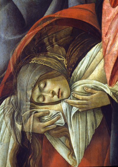 Compianto sul Cristo morto (dettaglio di Maria Maddalena) da Sandro Botticelli