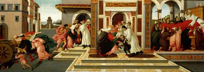 Ultimo miracolo e la morte di San Zenobio, c. 1500 da Sandro Botticelli