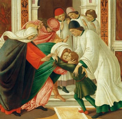 Vita e miracoli di San Zenobio (Resurrezione dei morti) da Sandro Botticelli