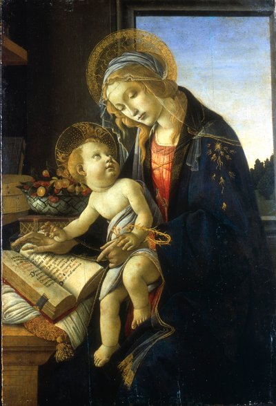 Madonna col Bambino Madonna del Libro da Sandro Botticelli