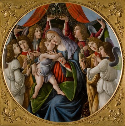 Madonna e Bambino con Sei Angeli, c.1500 da Sandro Botticelli
